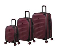 it luggage Lineal Lot de 3 roulettes pivotantes rigides et Extensibles, Rouge, 3 PC Set, Lineal Lot de 3 roulettes pivotantes rigides et Extensibles