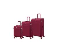 It Luggage Lustrous Luxe Softside Lot de 3 Spinners à 8 Roues, Port français, L, Lustrous Luxe Softside Lot de 3 Spinners à 8 Roues