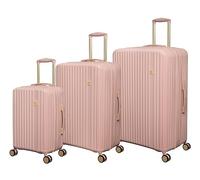 It Luggage Luxuriant Lot de 3 roulettes pivotantes rigides Extensibles, Sable Rose, L, Luxuriant Lot de 3 roulettes pivotantes rigides Extensibles