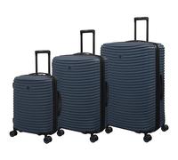 It Luggage Precursor Titan Hardside 8 Wheel Lot de 3 Spinners Extensibles, Bleu majolique, L, Precursor Titan Hardside 8 Wheel Lot de 3 Spinners Extensibles