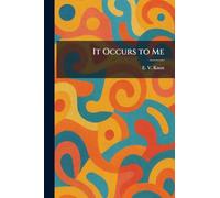 It Occurs to Me