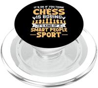 It' Ok If You Think Chess is Boring It's Kind of A Smart PopSockets PopGrip pour MagSafe