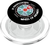 IT Professional Roue de réponses - Liste de vérification Technique Amusante PopSockets PopGrip pour MagSafe