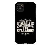 It Really is in The Syllabus Salle de es Enseignants Coque pour iPhone 11 Pro Max