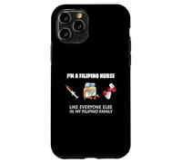 It Runs in The Filipino Family - Drôle d'infirmière Philippine Coque pour iPhone 11 Pro