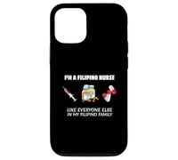 It Runs in The Filipino Family - Drôle d'infirmière Philippine Coque pour iPhone 12/12 Pro