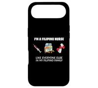 It Runs in The Filipino Family - Drôle d'infirmière Philippine Coque pour iPhone Air