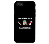 It Runs in The Filipino Family - Drôle d'infirmière Philippine Coque pour iPhone SE (2020) / 7/8