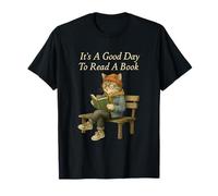 It’s A Good Day to Read A Book - Reading Cat T-Shirt