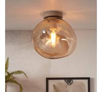 IT´S ABOUT ROMI Plafonnier Helsinki, dimmable, beige, Couloir, Verre, Moderne, Plafonnier