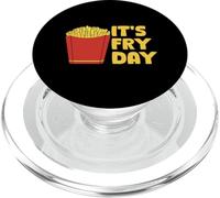 It’s Fry Day Funny French Fries Design PopSockets PopGrip pour MagSafe