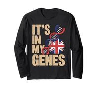 It’s in My Genes British Roots UK United Kingdom Flag Manche Longue