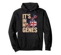 It’s in My Genes British Roots UK United Kingdom Flag Sweat à Capuche