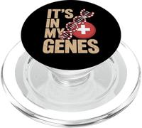 It’s in My Genes Swiss Roots Switzerland PopSockets PopGrip pour MagSafe
