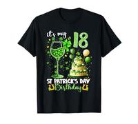 It’s My 18th Birthday St. Patrick’s Day 18 Years Old Party T-Shirt