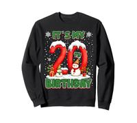 It’s My 20th Birthday Christmas Snowman 20 Year Old Xmas Sweatshirt