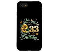 It’s My 33rd Birthday Pink 33 Years Old Birthday Queen Party Coque pour iPhone SE (2020) / 7/8