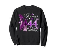 It’s My 44th Birthday Pink 44 Years Old Birthday Queen Party Sweatshirt