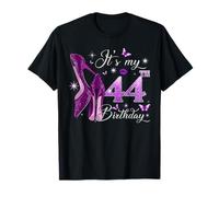 It’s My 44th Birthday Pink 44 Years Old Birthday Queen Party T-Shirt
