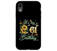 It’s My 61st Birthday Pink 61 Years Old Birthday Queen Party Coque pour iPhone XR
