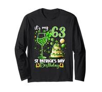 It’s My 63rd Birthday St. Patrick’s Day 63 Years Old Party Manche Longue