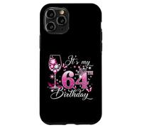 It’s My 64th Birthday Pink 64 Years Old Birthday Queen Coque pour iPhone 11 Pro
