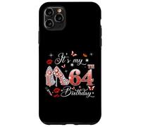 It’s My 64th Birthday Pink 64 Years Old Birthday Queen Party Coque pour iPhone 11 Pro Max