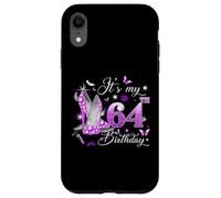 It’s My 64th Birthday Pink 64 Years Old Birthday Queen Party Coque pour iPhone XR