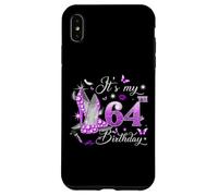 It’s My 64th Birthday Pink 64 Years Old Birthday Queen Party Coque pour iPhone XS Max