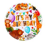 It’s My Birthday Épingles Badge, Bouton Pin Anniversaire Dessin Animé Animal pour Femmes Hommes Fête à Thème Décoration Fournitures (Style A)
