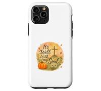It’s Well with My Soul Fall Christian Watercolor Coque pour iPhone 11 Pro