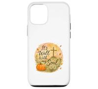 It’s Well with My Soul Fall Christian Watercolor Coque pour iPhone 12/12 Pro