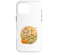 It’s Well with My Soul Fall Christian Watercolor Coque pour iPhone 16 Pro Max