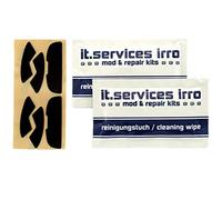 IT-Services Irro 2 Ensembles de Tapis-Souris Patins Convenable pour Souris de PC Logitech G300 / G300S, Incluant 2 tampons de Nettoyage