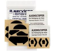 IT-Services Irro 2 Ensembles de Tapis-Souris Patins Convenable pour Souris de PC Logitech G402, Incluant 2 tampons de Nettoyage