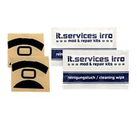 IT-Services Irro 2 Ensembles de Tapis-Souris Patins Convenable pour Souris de PC Razer DeathAdder Elite, Incluant 2 tampons de Nettoyage