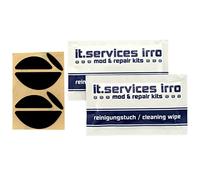 IT-Services Irro 2 Ensembles de Tapis-Souris/Tapis-Souris Convenable pour Souris de PC Logitech G400 / G400S / MX518 (v2), Incluant 2 tampons de Nettoyage