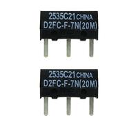IT-Services Irro 2 x D2FC-F-7N (20M) Kit de réparation pour Micro-Interrupteur/Kit de réparation adéquat pour Souris d’Ordinateur de Logitech, Razer, Roccat, SteelSeries, etc.
