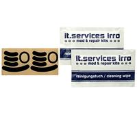 IT-Services Irro Lot de 2 patins de souris compatibles avec Logitech G Pro sans fil avec 2 tampons de nettoyage