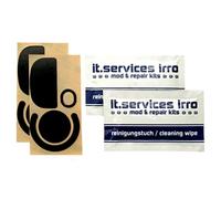 IT-Services Irro Lot de 2 patins de souris compatibles avec Logitech G PRO X Superlight avec 2 tampons de nettoyage