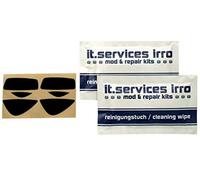 IT-Services Irro Lot de 2 patins de souris pour Logitech MX1100 + 2 tampons de nettoyage