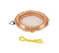 It sounds like you're describing a **mini oval picture frame** that's designed as a **vintage style gallery photo display ornament**, perfect for