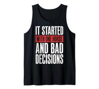 It Started with One Horse and Bad Decisions Fille De Ranch Débardeur