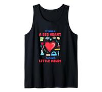 It Takes a Big Heart to Teach Little Minds - Cadeau pour Enseignant Débardeur