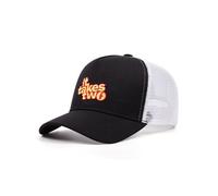 It takes casquette de baseball brodé Sport extérieur mesh cap Noir blanc