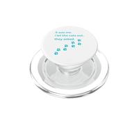 It Was Me I Let The Cats Out They Asked Humour Saying PopSockets PopGrip pour MagSafe