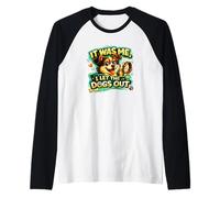 It Was Me, I Let The Dogs Out - Déclaration Amusante d'amour pour Les Chiens Qui Manche Raglan