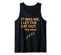 It Was Me I Let The Dogs Out They Asked Humour Saying Débardeur