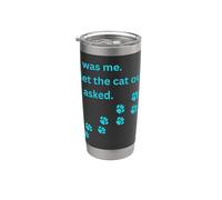 It Was Me I Let The Dogs Out They Asked Humour Saying Gobelet isotherme en acier inoxydable double paroi