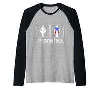 It Was Never A Dress Pouvoir Femmes Super-héros féminisme Manche Raglan
